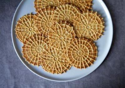 Round pizzelle